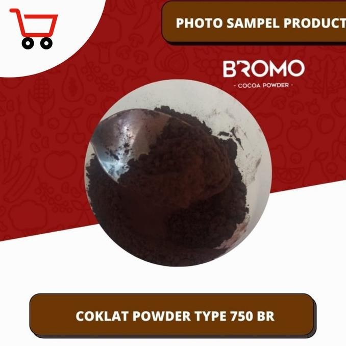 

BROMO Kakao Powder BR 750| Semi-Dark Coklat 100% ASLI Cocoa