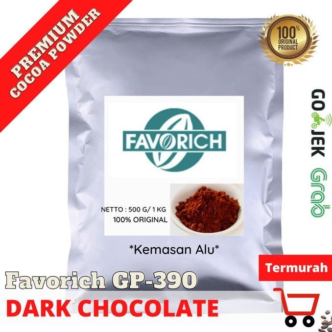 Favorich GP390 Cocoa Powder - Coklat Bubuk Favorich Dark Chocolate