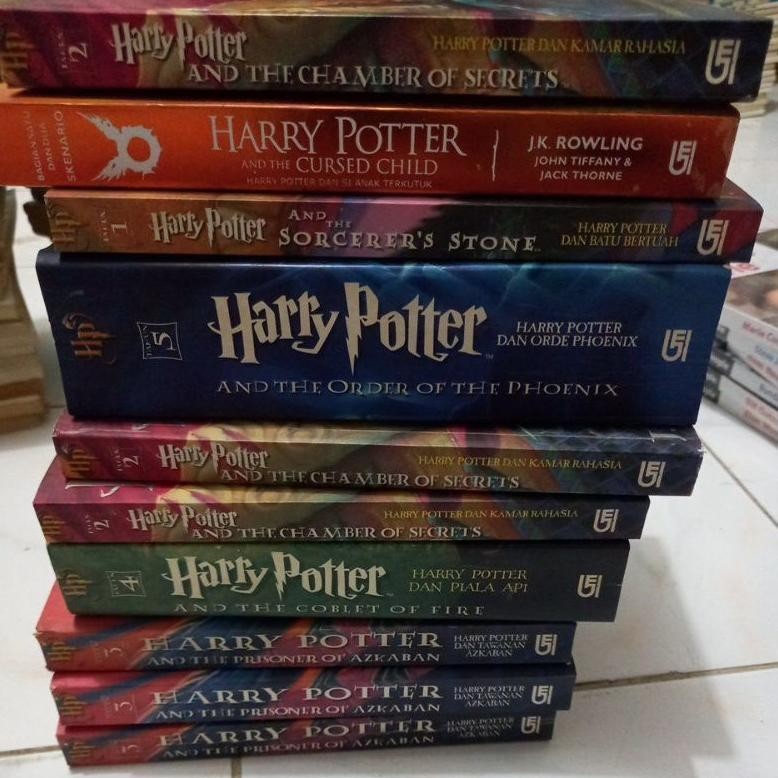 ad-3 NOVEL HARRY POTTER. BHS INDONESIA. ORIGINAL BEKAS Hemat