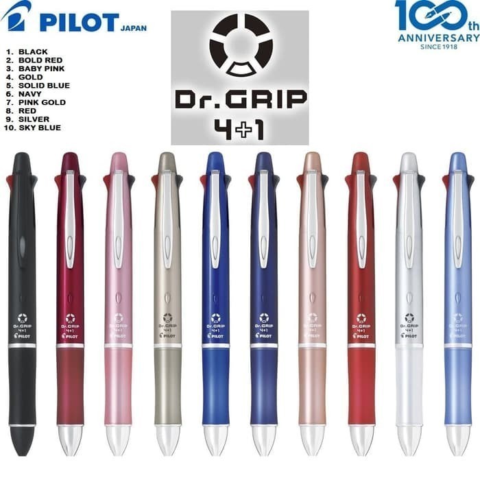 

Terlaris PILOT "DR. GRIP" 4+1 0.7 / PILOT PEN "DR. GRIP" 4+1 0.7 SALE