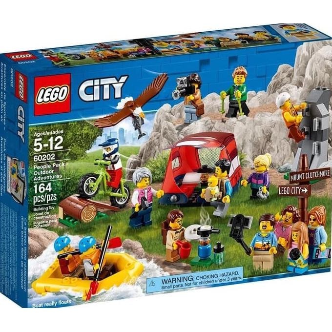 NEW PRODUK LEGO 60202 CITY PEOPLE PACK - OUTDOOR ADVENTURES 