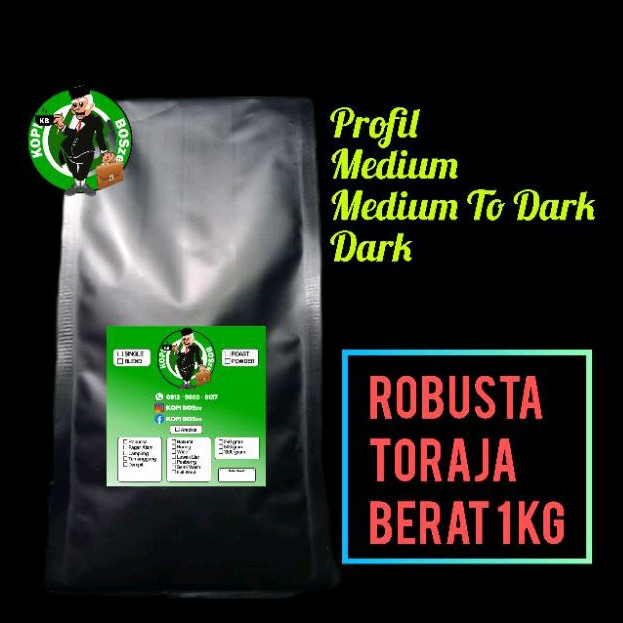 

Kopi Robusta Toraja Berat 1Kg Premium Grade1 Termurah