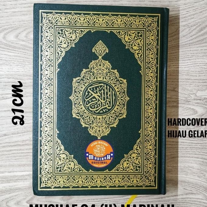 

Mushaf Madinah Hijau Ukuran 21x14 cm