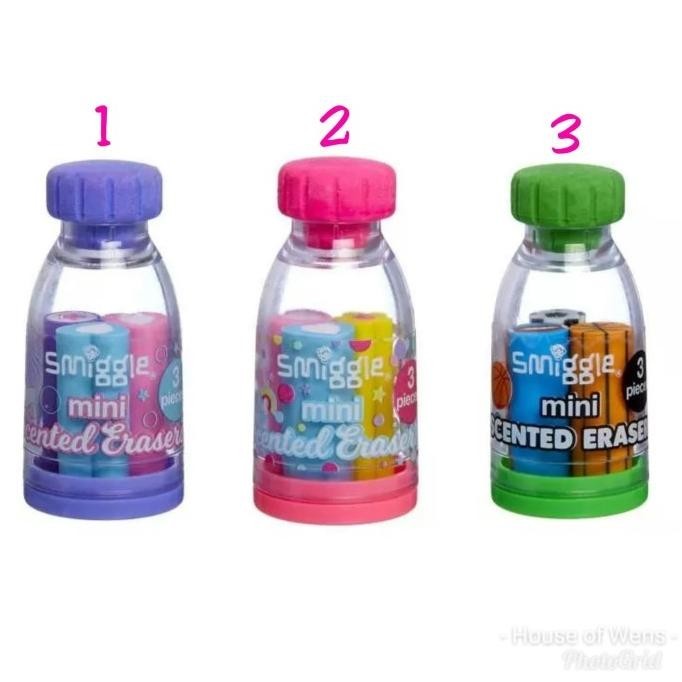 

New Sale Smiggle Mini Eraser Bottle Scented - Penghapus Wangi Smiggle Stok Terbatas