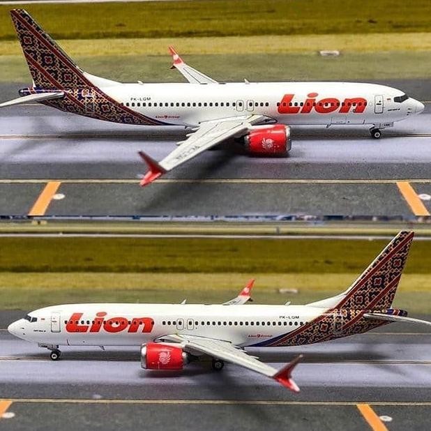 Lion Air Boeing 737-8 Max PK-LQM Phoenix 1:400
