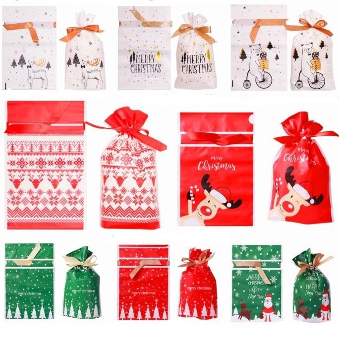 

OLH - Kantong Permen Natal isi 50 Candy Bag Souvenir Gift Goodie Bag Murah TERLARIS