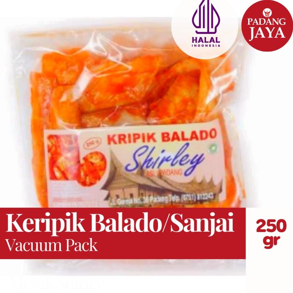 

Keripik Balado Shirley Panjang 250 gr ( Keripik Sanjai)