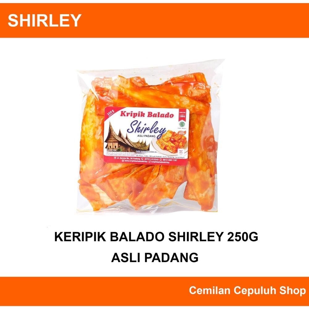 

keripik balado shirley sanjay asli padang 250g vegetarian