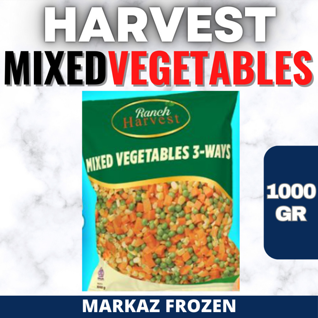 

RANCH HARVEST MIXED VEGETABLES 3 WAYS 1KG (10/Q)