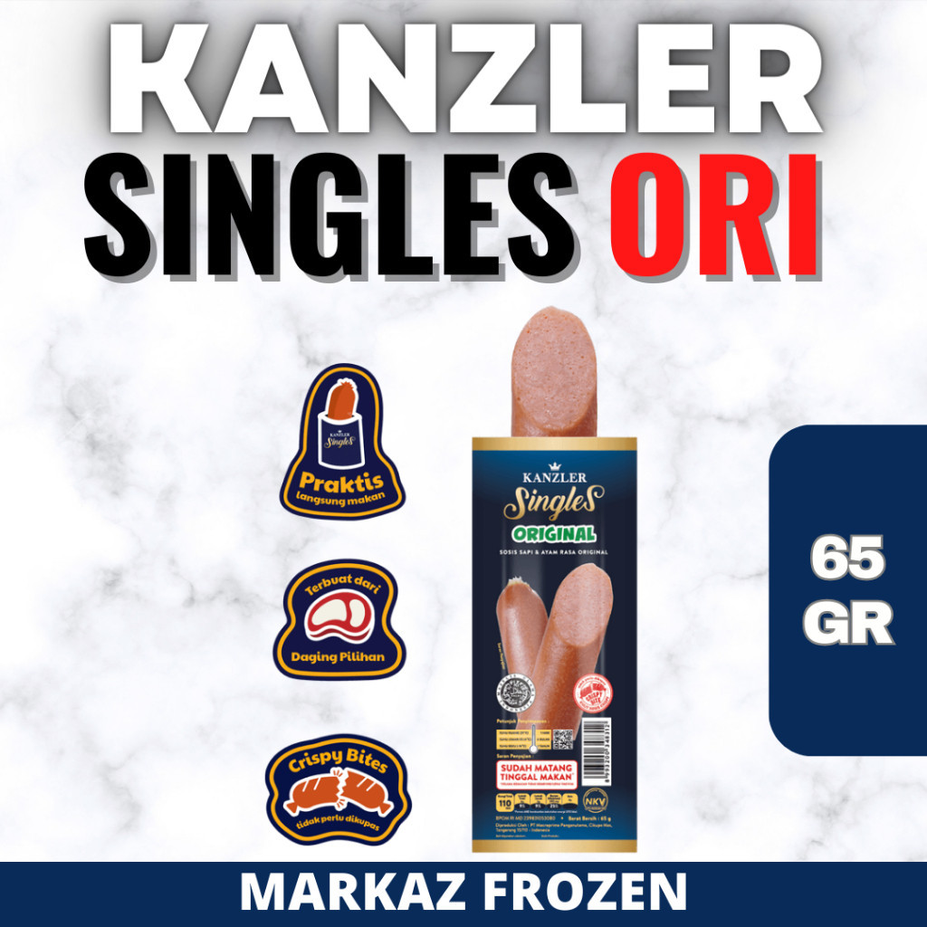 

KANZLER SINGLES SOSIS ORIGINAL 65GR (120/Q)