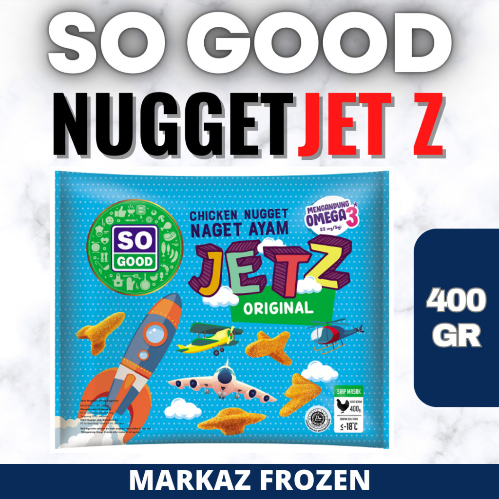 

SO GOOD JET NUGGET 400GR (12/Q)