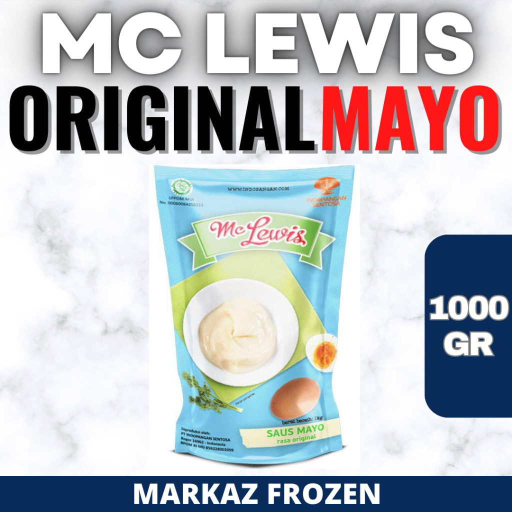 

MC LEWIS MAYONAISE BIRU POUCH 1KG (12/Q)