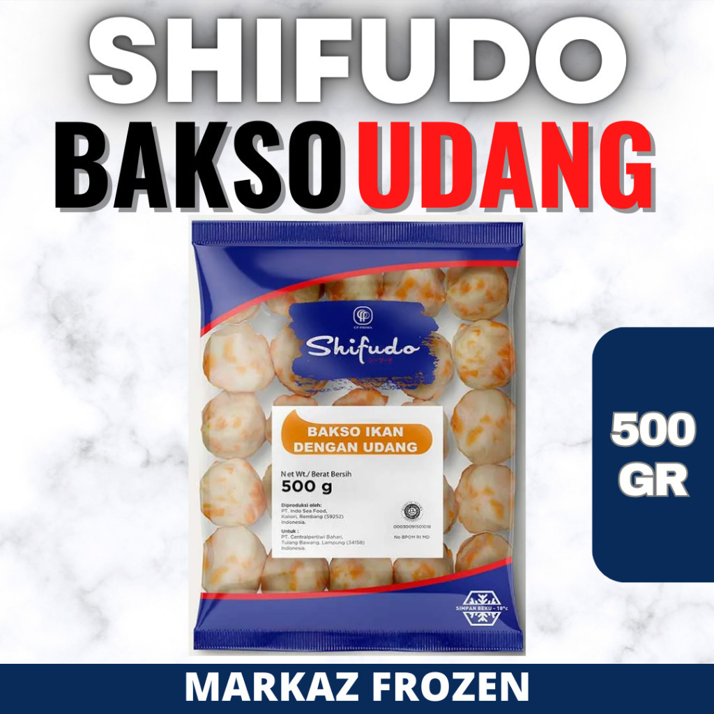 

SHIFUDO BAKSO UDANG 500GR (20/Q)