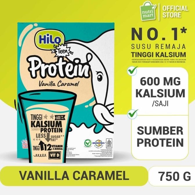 

HiLo Teen Vanilla Caramel 750gr - Susu Tinggi Kalsium