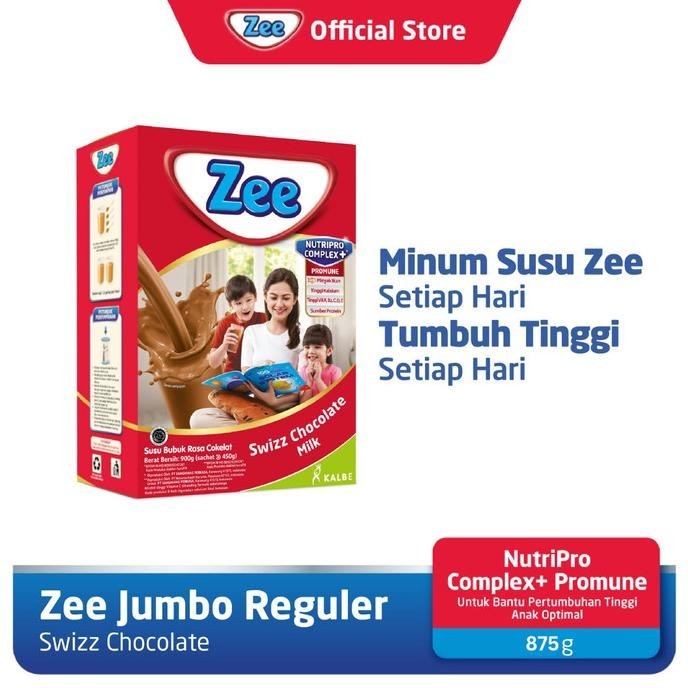 

ZEE REGULER JUMBO SWIZZ CHOCOLATE MILK 2X450 G