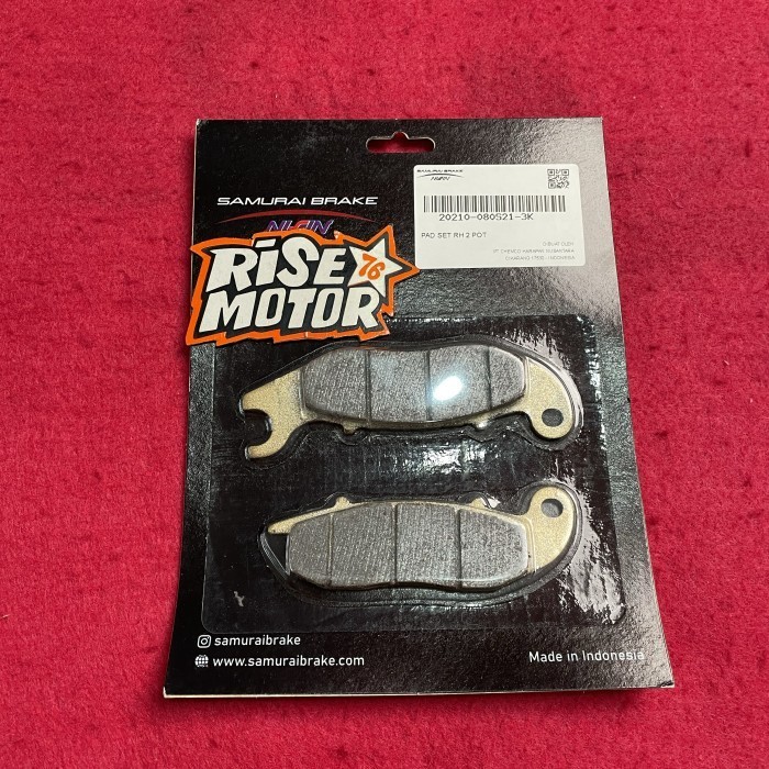Kampas Rem Nissin Samurai 2 Piston