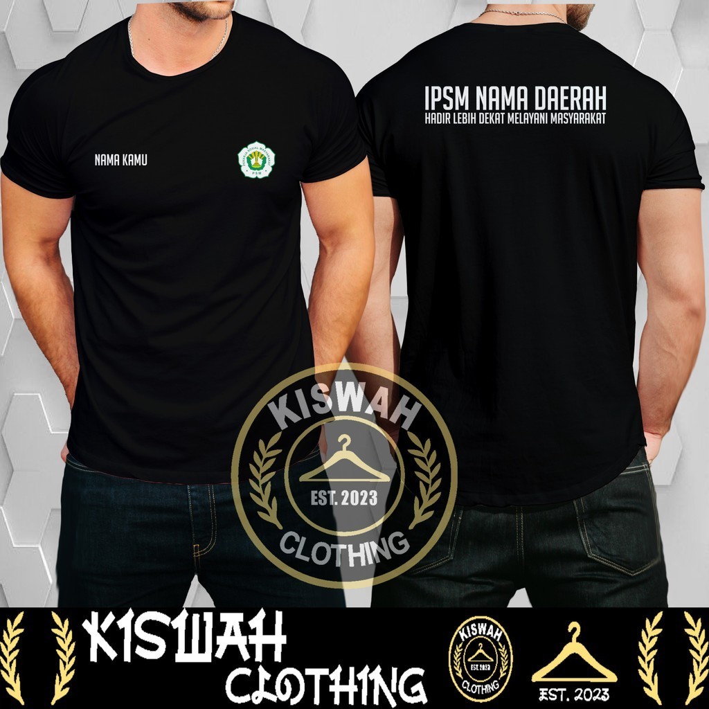 Kaos Tshirt IPSM Ikatan Pekerja Sosial Masyarakat Gratis Nama dan Nama Daerah Kamu DB Kaos Distro