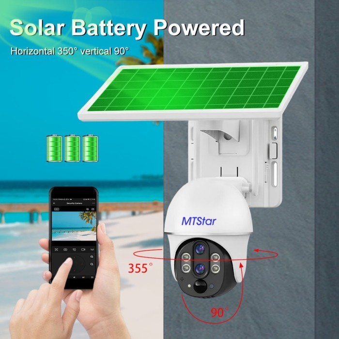 Ip Cctv Camera Ir Solar Panel High Definitive Wireless