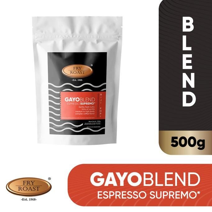 

KOPI GAYO BLEND ESPRESSO SUPREMO 500 GRAM BIJI DAN BUBUK