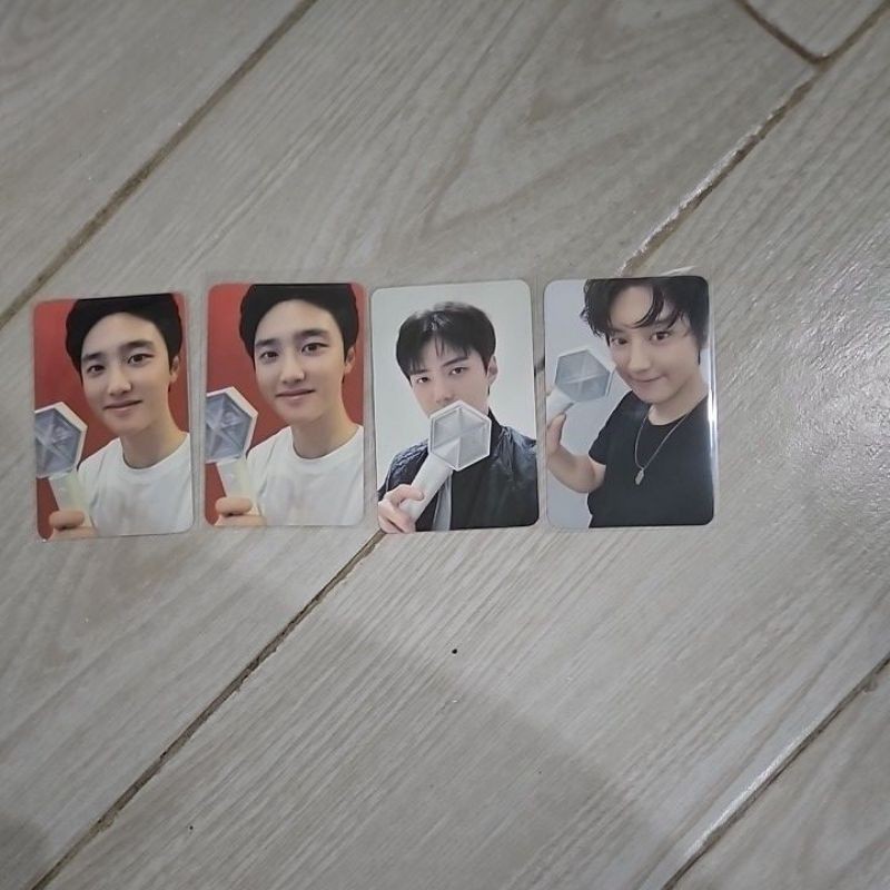 EXO Chanyeol kyungsoo sehun osh d.o.  LS 3 ls3 lighstick fanlight pc photocard official pcy rare