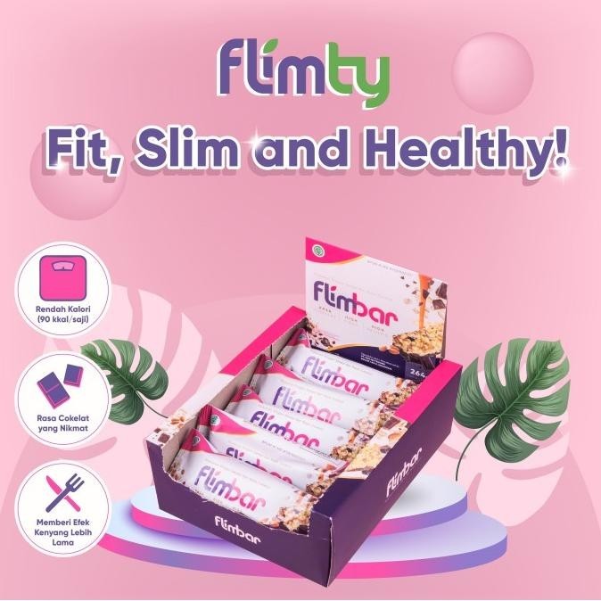 

Flimbar snack sehat rasa Coklat by Flimty - 1 box isi 12
