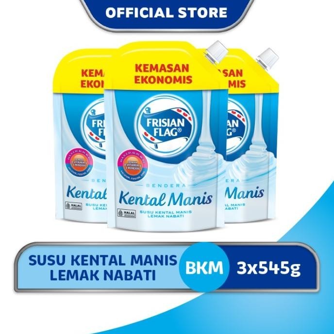 

Frisian Flag Bendera Kental Manis Pouch 545g [3 pcs]