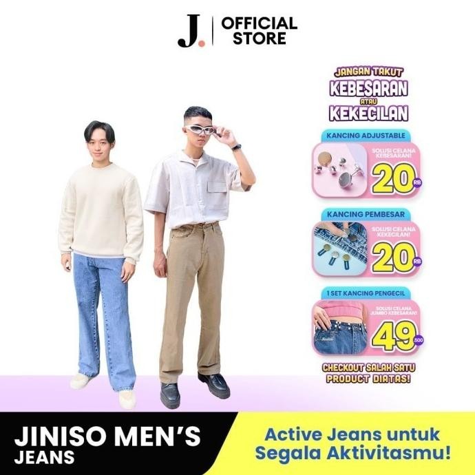 JINISO Loose Denim Jeans Pria 817