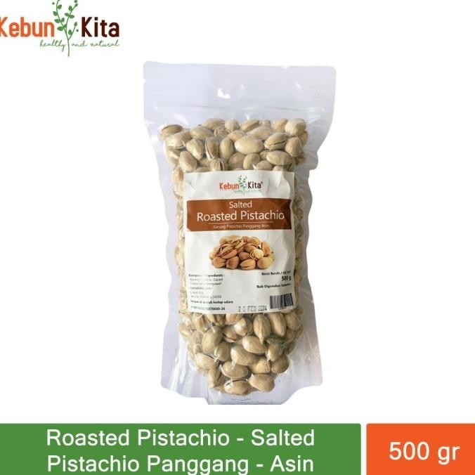 

Roasted Pistachio 500 gr (Kacang Pistachio Panggang)