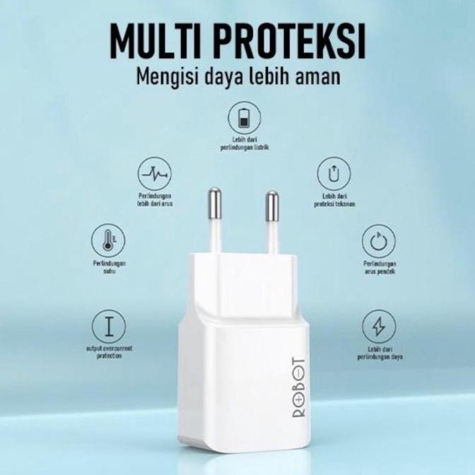 Robot Adapter Charger Rt-K10 Batok Kepala Charger Isi 15Pcs - 1 Toples