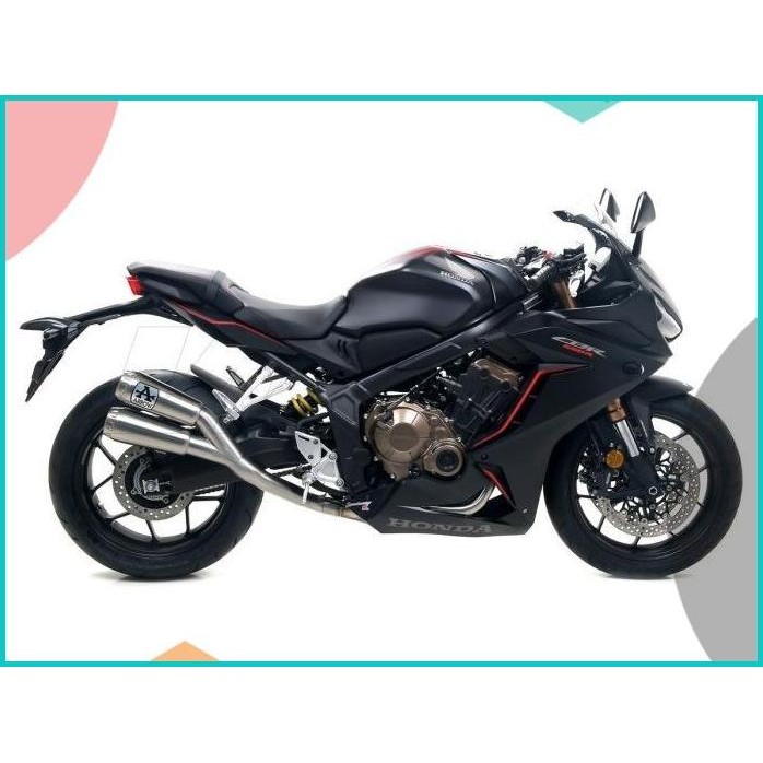 KNALPOT ARROW PRO-RACE TWIN TITANIUM HONDA CB650R / CBR650R FULLSYSTEM