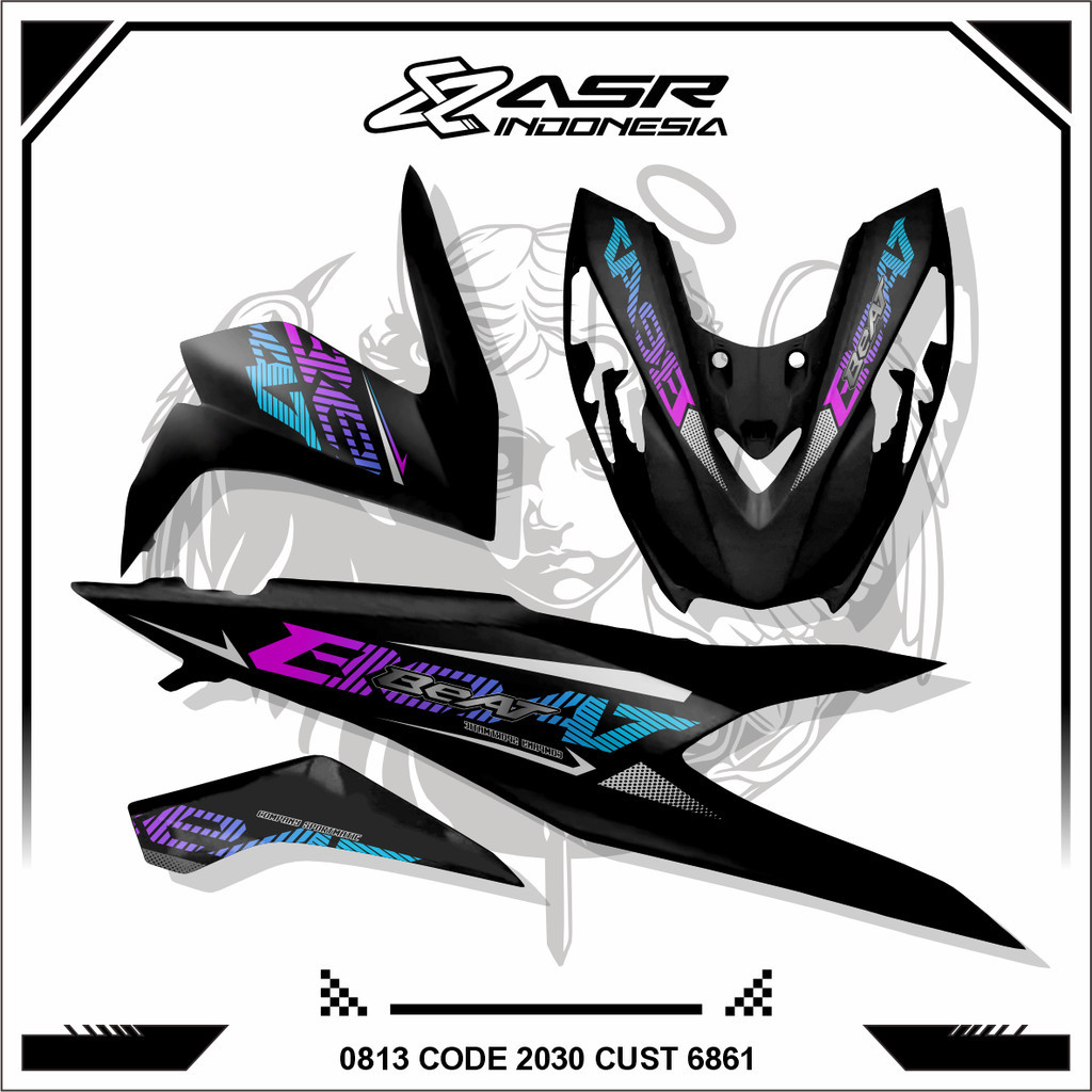 STRIPING BEAT URBAN BEAT DELUXE THAILAND DELUXE GARNIS STICKER STOCK STIKER BEAT URBAN