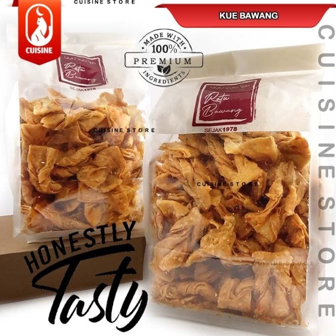

Kue Bawang Pita 500GR RATU BAWANG Snack Keripik Enak Renyah Premium