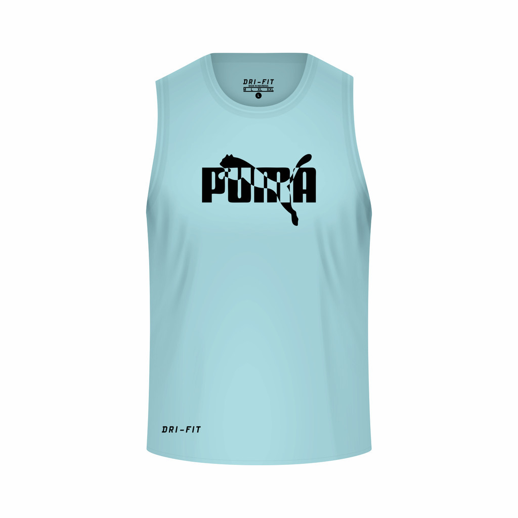 Singlet Gym Pria Olahraga Tanktop Fitness Pakaian Cowok Santai Senam