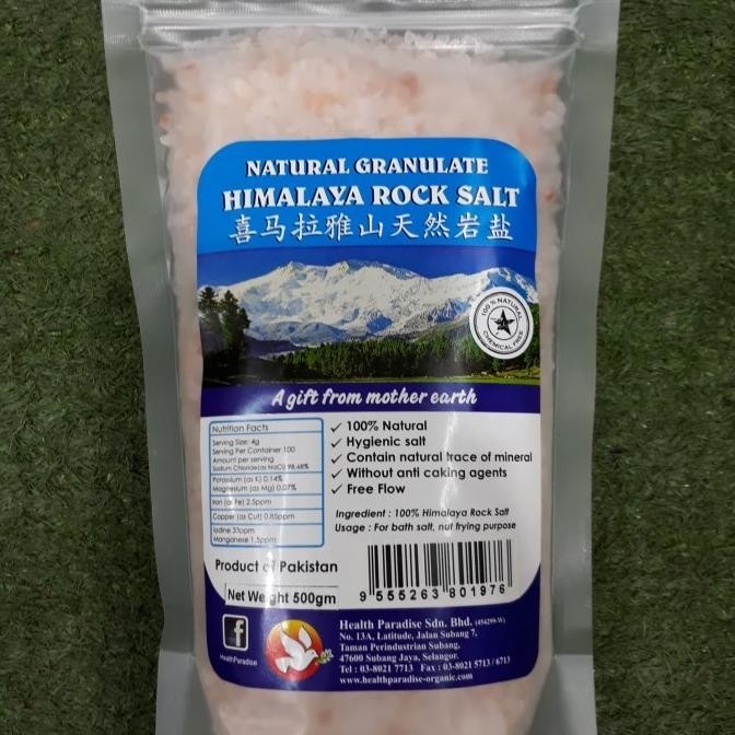 

Health paradise natural granulate himalaya rock salt 500 g