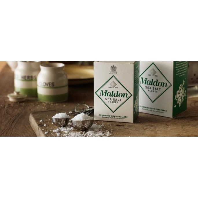 

Maldon Sea Salt Flakes Bumbu Masak Bahan Garam Laut Kasar Import