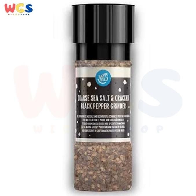 

Happy Belly Coarse Sea Salt & Cracked Black Peppercorn Grinder 60g