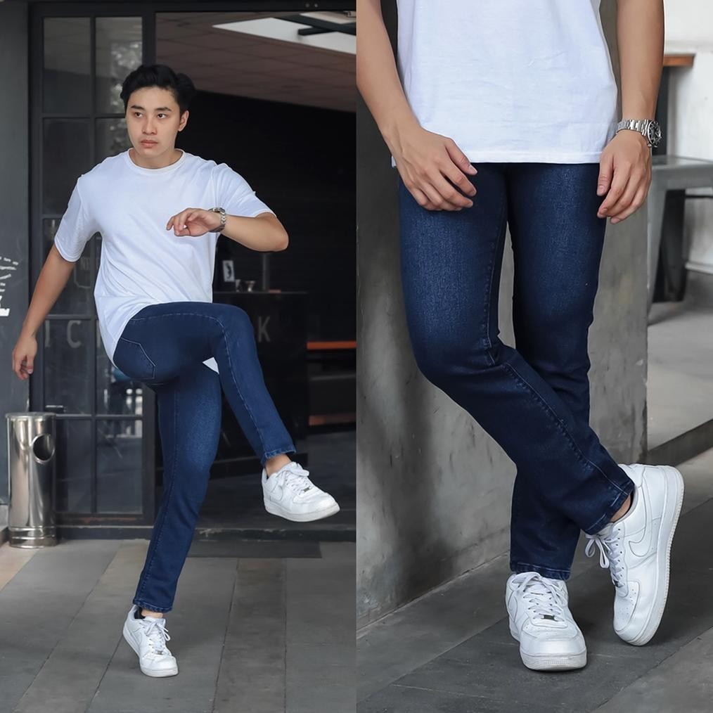 Celana Panjang Tactical Pria Celana Jeans Biowash