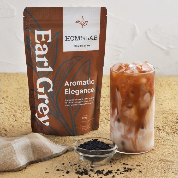 

Homelab Bubuk minuman EARL GREY - Premium Drink Powder 200g