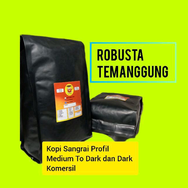 

Kopi Robusta Temanggung Bubuk Grade11kg Kopi Sangrai/Kopi Biji/RoastedBean Medium To Dark