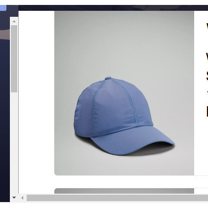 Lululemon Woman Baller Hat Soft