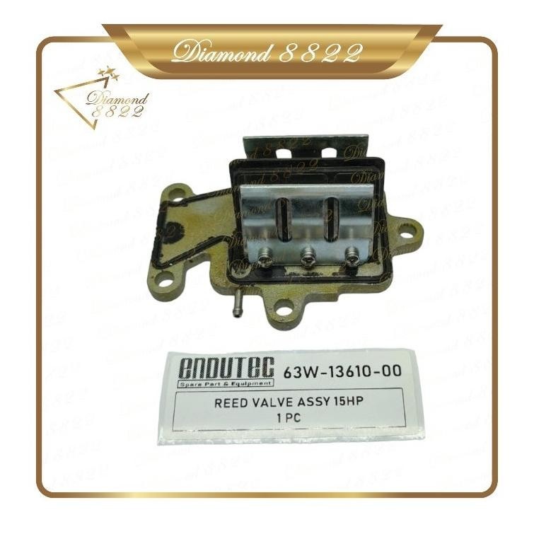 REED VALVE ASSY 15PK 63W-13610-00 SUKU CADANG SPAREPART MESIN TEMPEL UNTUL MESIN KAPAL/BOAT