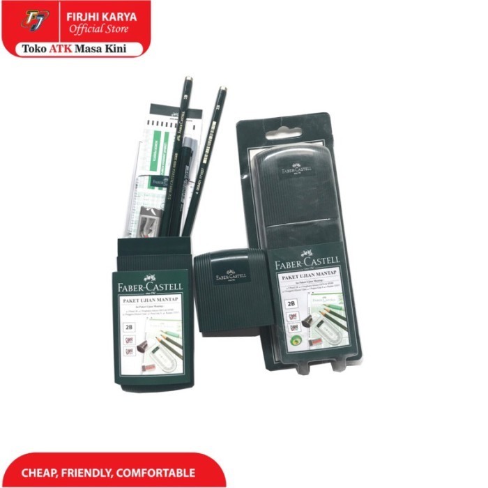 

Paket Perlengkapan Ujian Sekolah 1 Set Alat Tulis Faber-Castell