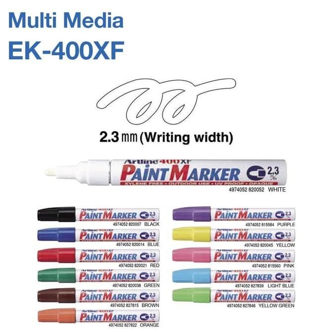 

Spidol Paint Marker Artline Ek-400Xf