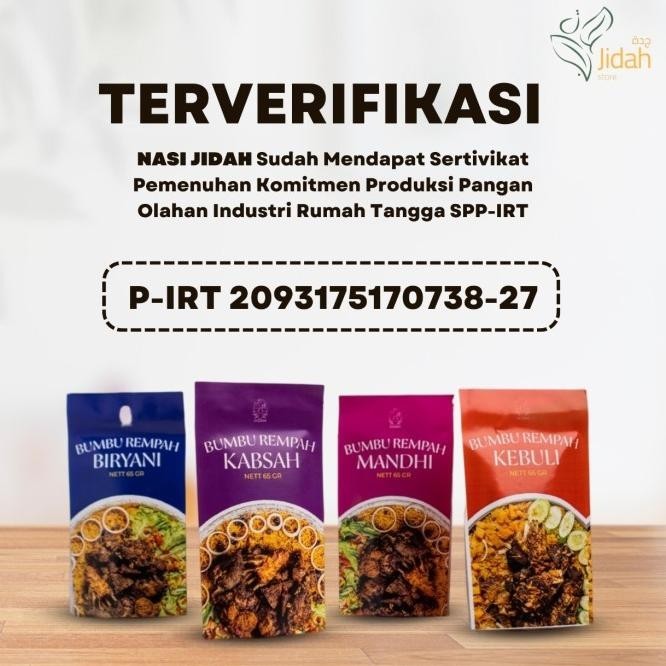 

Beras Basmati Dan Bumbu Biryani 1Kg Nasi Briyani Instan Paket Basmati Perkasa_Id