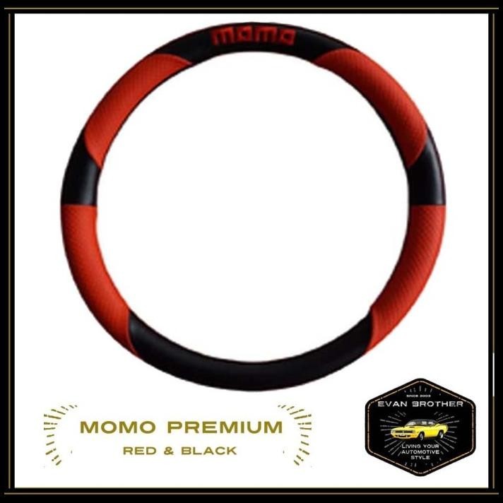 COVER STIR MOBIL MOMO MERAH / SARUNG SETIR MOMO_MERAH
