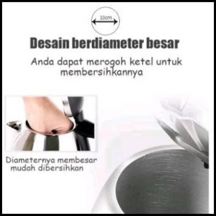 TEKO LISTRIK PHILIPS KETTLE LISTRIK 1.8 LITER 1500 WATT - TEKO LISTRIK