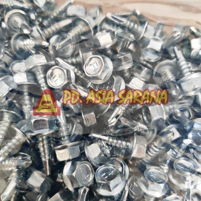 [Profit] Skrup Baja Ringan 10X16 / Sekrup Paku Baut Roofing Screw