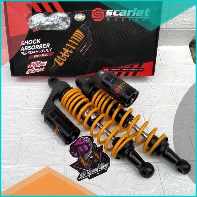 Shockbreaker Tabung Atas Scarlet Original 320mm Shock Rk king Shock Sc