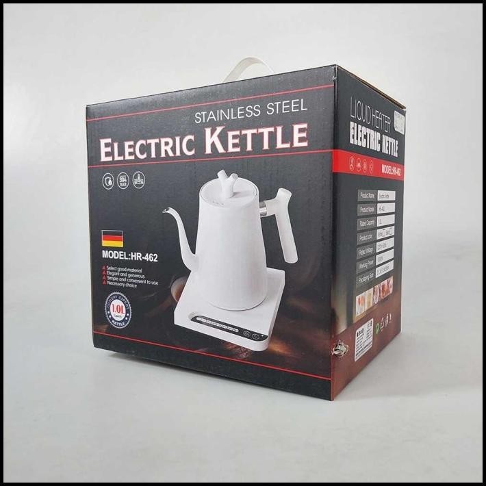 KBX TEKO PEMANAS ELECTRIC KETTLE STAINLESS STEEL 1000W 1 L - HR-462
