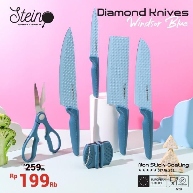 Terlaris Staincookware Pisau Dapur Set Stein Stain Cookware Piso Gustiilasaa